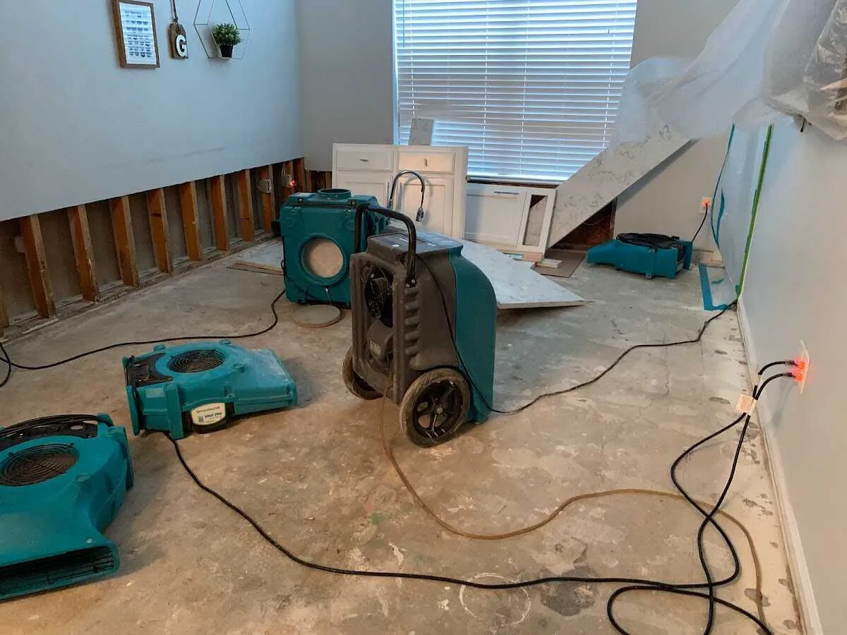 Dehumidifier in flood-cut room for Water Extraction & Removal in Ellensburg